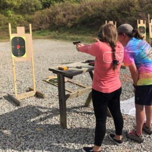 natbo one on one firearms training for women